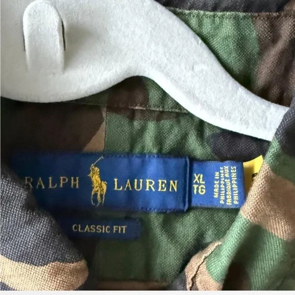 Ralph Lauren Men's Green Camouflage Shirt Jacket - Picture 2 of 4